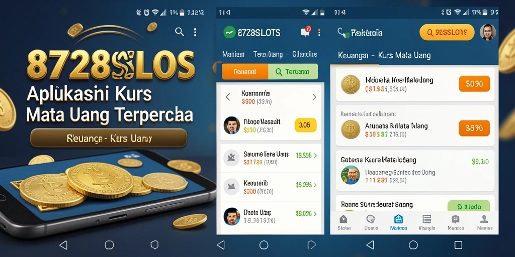 Antarmuka aplikasi Kurs Mata Uang 8728SLOTS yang informatif dan menarik.