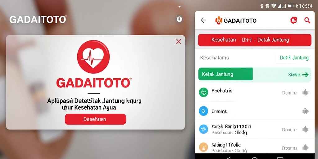 Tampilan antarmuka GADAITOTO yang sederhana dan informatif.