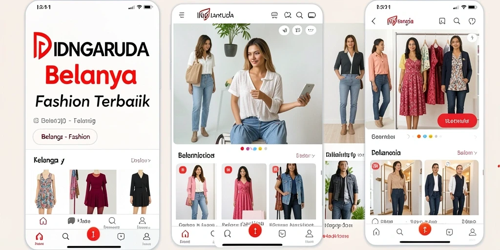 Tampilan antarmuka aplikasi IDNGARUDA yang modern dan menarik.