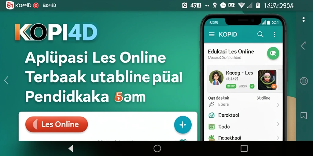 Tampilan antarmuka KOPI4D yang intuitif dan menarik untuk belajar.