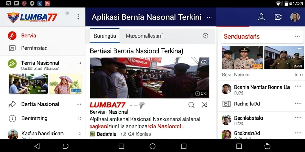 Antarmuka aplikasinya yang menarik untuk berita nasional.