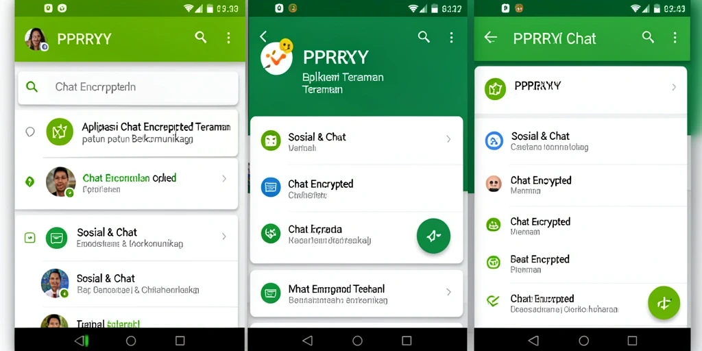 Tampilan antarmuka utama PPRRYY yang memudahkan pengguna berkomunikasi.