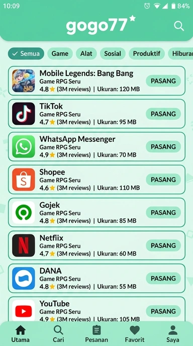 gogo77 - Temukan Aplikasi Populer dan Kanal Uji Terbaik
