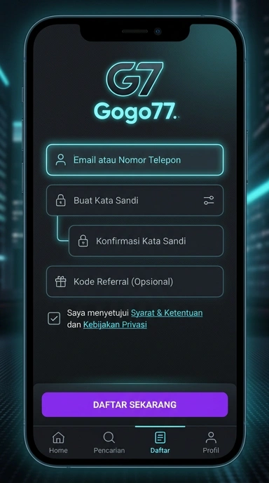 Panduan Registrasi Akun Gogo77 untuk Pengguna Android